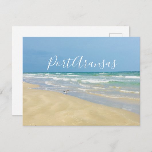 Port Aransas Beach Briefkaart (Voorkant / Achterkant)