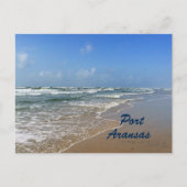 Port Aransas Beach in Texas Briefkaart (Voorkant)