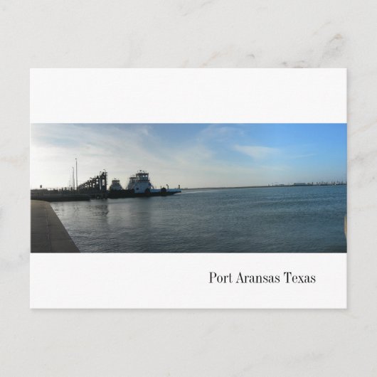 Port Aransas Ferry Briefkaart (Voorkant)