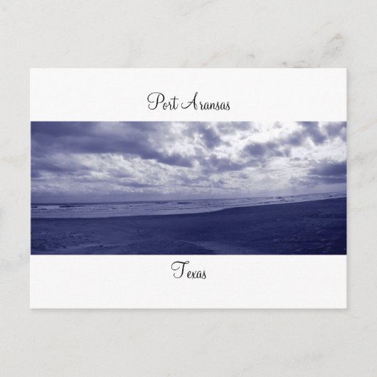 Port Aransas (Panoramisch) #1 Briefkaart (Voorkant)