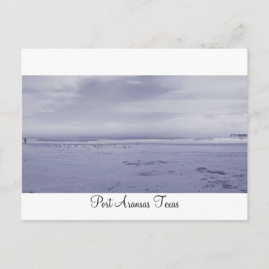 Port Aransas (Panoramisch) #2 Briefkaart (Voorkant)