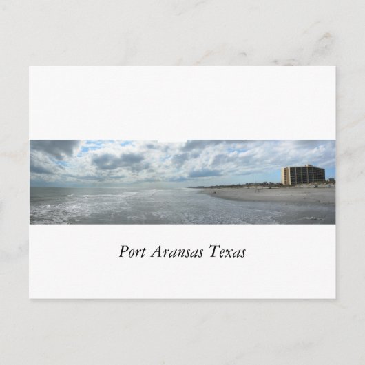 Port Aransas (Panoramisch) #9 Briefkaart (Voorkant)