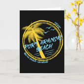 Port Aransas Strand Spring Break  Kaart (Gele Bloem)