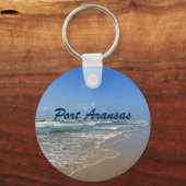 Port Aransas Strand Texaanse Kust Sleutelhanger (Voorkant)