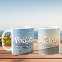 Port Aransas Strand Zonsondergang Texas Fotografie