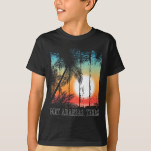 Port Aransas Texas Beach Palms Vakantie Surf Sundo T-shirt