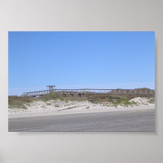 Port Aransas Texas Boardwalk Poster (Voorkant)
