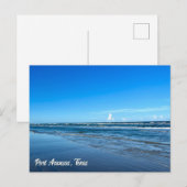 Port Aransas Texas Coast Ocean Waves Briefkaart (Voorkant / Achterkant)