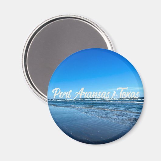 Port Aransas Texas Coast Ocean Waves Magneet (Voorkant / Achterkant)