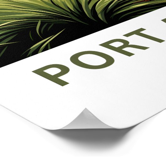 Port Aransas Texas Reisprint Poster (Hoek)