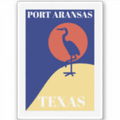 Port Aransas Texas Sticker (Voorkant)