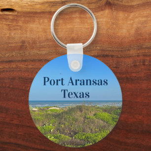 Port Aransas Texas Strandgrasfotografie Sleutelhanger