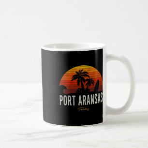Port Aransas TX Texas Beach Palms Vacation Surf Su Koffiemok