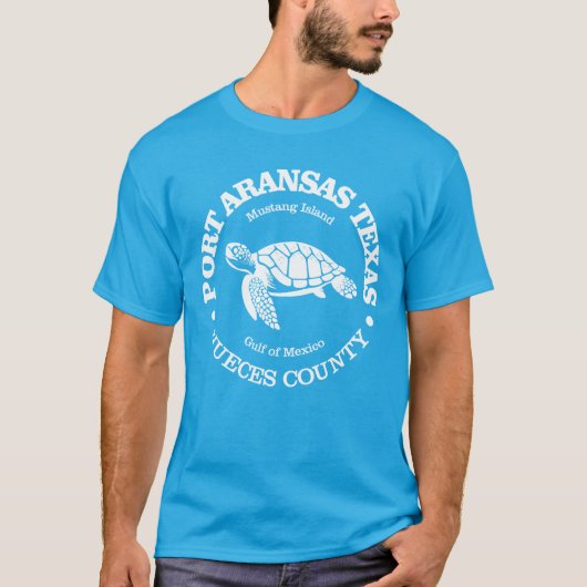 Port Aransas (zeeen schildpad) T-shirt (Voorkant)
