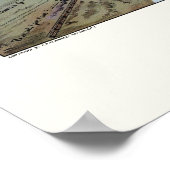 Port Arthur Railroad Route Adverteren Poster (Hoek)