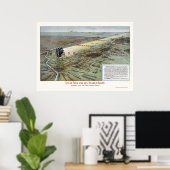 Port Arthur Railroad Route Adverteren Poster (Thuiskantoor)