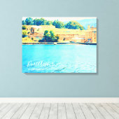 Port Arthur Tasmania Australië Canvas Afdruk (Insitu (Houten vloer))