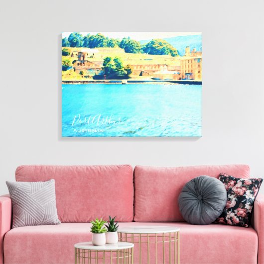 Port Arthur Tasmania Australië Canvas Afdruk (Insitu (Woonkamer))