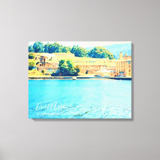 Port Arthur Tasmania Australië Canvas Afdruk (Voorkant)