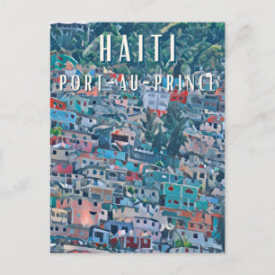 Port-au-Prince, een levendige stad in het hart van Briefkaart