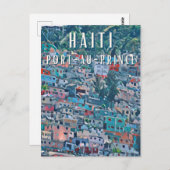 Port-au-Prince, een levendige stad in het hart van Briefkaart (Voorkant / Achterkant)