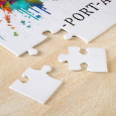 Port-Au-Prince Haiti Skyline Legpuzzel (Zijkant)