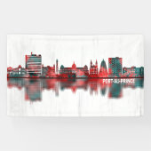 Port-Au-Prince Haiti Skyline Spandoek (Horizontaal)