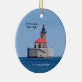 Port Austin Reef Light-versiering Keramisch Ornament (Rechts)