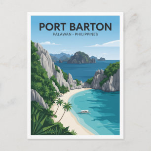 Port Barton Filipijnen Cadeau Briefkaart