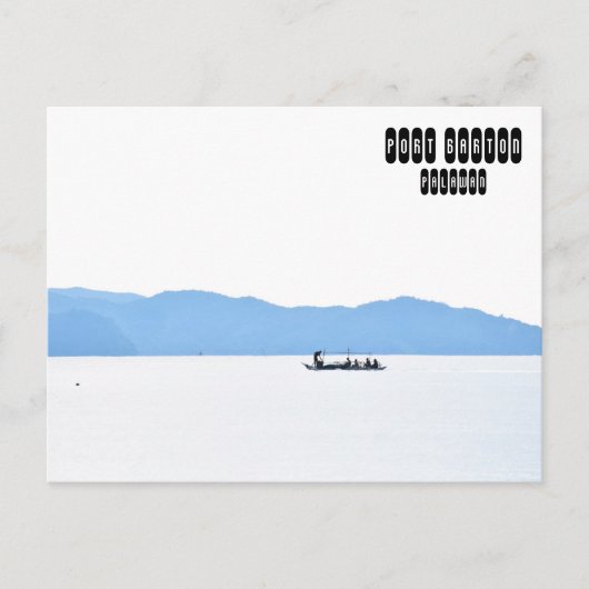 Port Barton of Philippines Briefkaart (Voorkant)