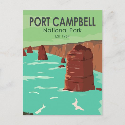 Port Campbell National Park Australia  Briefkaart (Voorkant)