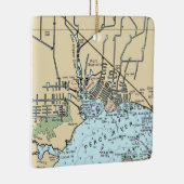 Port Charlotte Chart Keramisch Ornament (Rechts)