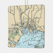 Port Charlotte Chart Keramisch Ornament (Links)