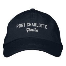 Port Charlotte Florida Geborduurde Honkbalpet