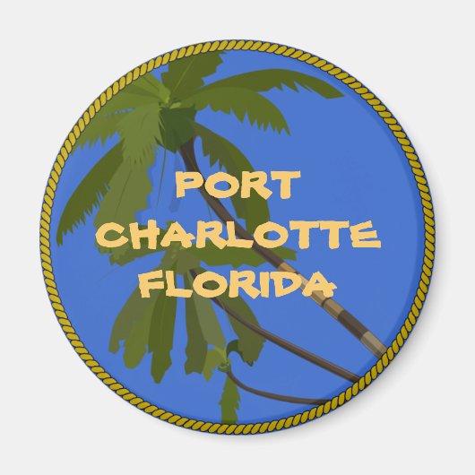 Port Charlotte Florida koelkast magnet (Voorkant)