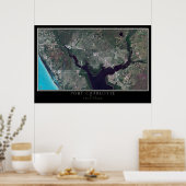 Port Charlotte Florida Satellite Poster Map (Keuken)