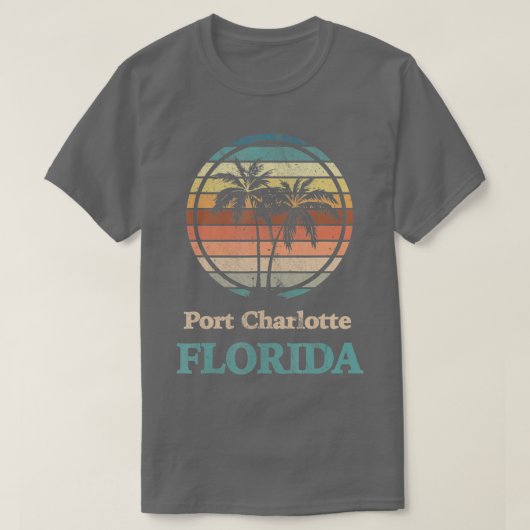 Port Charlotte Florida T-shirt (Design voorkant)