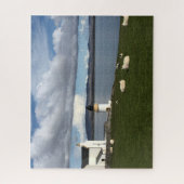 Port Charlotte Lighthouse, eiland Islay, Schotland Legpuzzel (Verticaal)