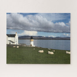 Port Charlotte Lighthouse, eiland Islay, Schotland Legpuzzel