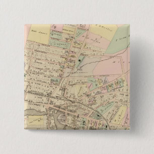 Port Chester, New York 2 Vierkante Button 5,1 Cm