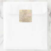 Port Chester, New York 2 Vierkante Sticker (Tas)