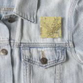 Port Chester, NY Vierkante Button 5,1 Cm (In situ)