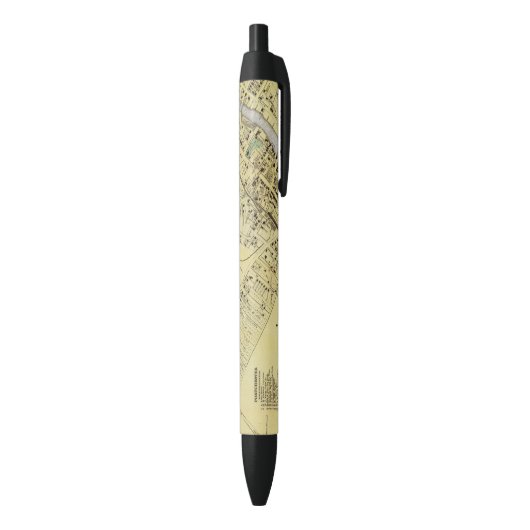 Port Chester, NY Zwarte Inkt Pen (Achterkant (Verticaal))
