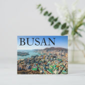 Port City Busan | Zuid-Korea Briefkaart (Staand voorkant)