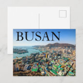 Port City Busan | Zuid-Korea Briefkaart (Voorkant / Achterkant)