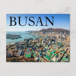 Port City Busan   Zuid-Korea Briefkaart
