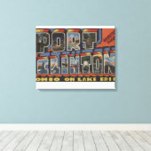 Port Clinton, Ohio - Lake Erie Canvas Afdruk (Insitu (Houten vloer))
