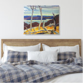 Port Coldwell Bay | Franklin Carmichael | Canvas Afdruk (Insitu (Slaapkamer))