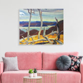 Port Coldwell Bay | Franklin Carmichael | Canvas Afdruk (Insitu (Woonkamer))