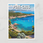 Port-Cros National Park France Travel Briefkaart (Voorkant)
